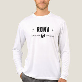 Roma Koordinater med Glob och Stjärnor T Shirt