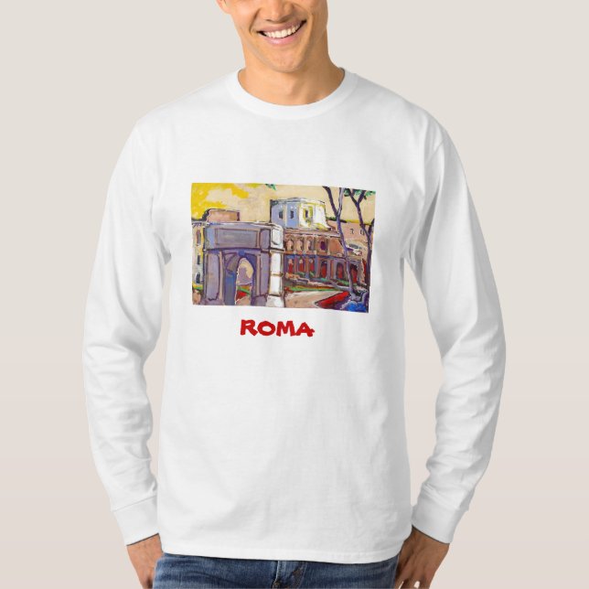 ROMA långärmad Tee Shirt (Framsida)