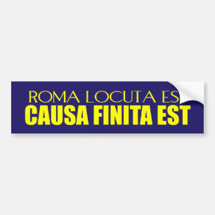 Roma Locuta Est Bildekal