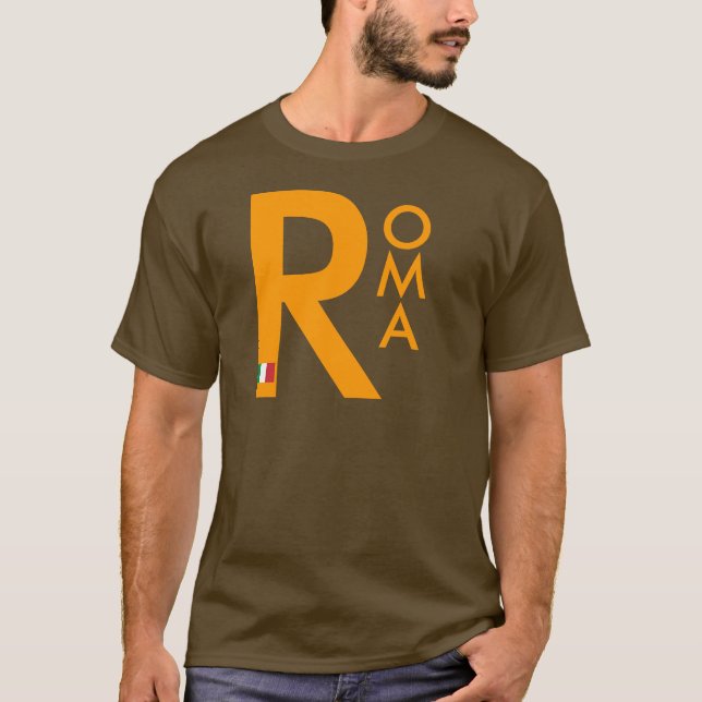 Roma R skjorta T-shirt (Framsida)