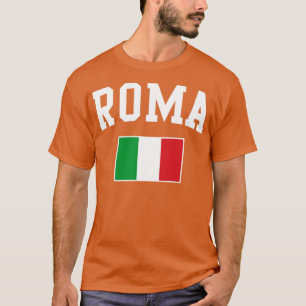 Roma Rom Italien Italia Italiano Flagga T Shirt
