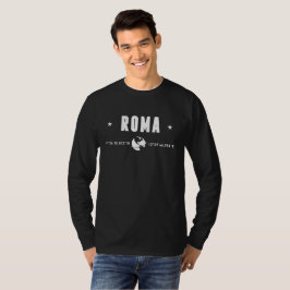 Roma samordnar med White Globe T Shirt