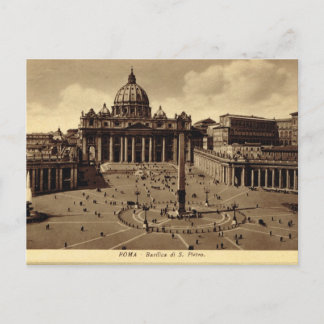 Roma, Vatikanen, St Peter's Square Vykort