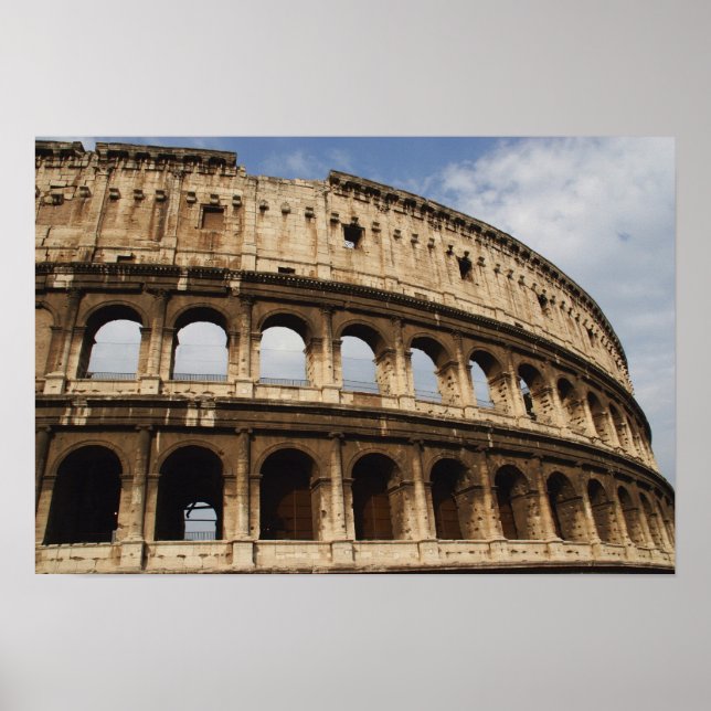 Roman Art. Colosseum eller Flavian Poster (Framsidan)