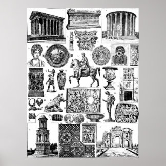 Roman Art Poster