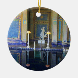 Roman Bassäng vid Hearst Castle, Kalifornien Julgransprydnad Keramik
