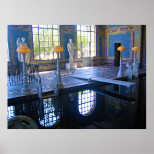 Roman Bassäng vid Hearst Castle, Kalifornien Poster