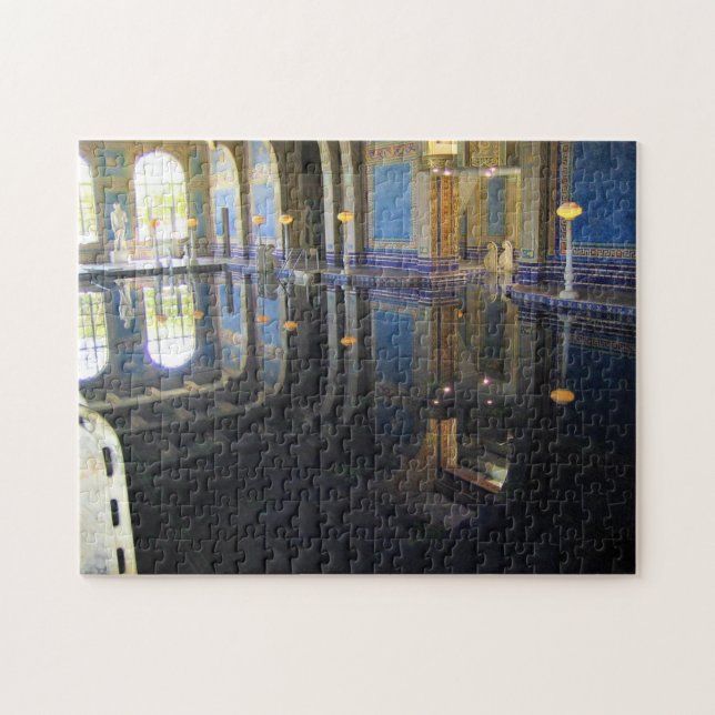 Roman Bassäng vid Hearst Castle, Kalifornien Pussel (Horisontell)