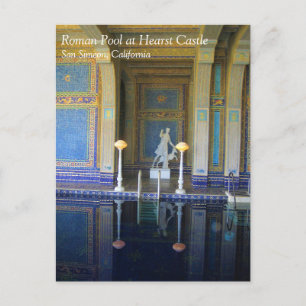 Roman Bassäng vid Hearst Castle, Kalifornien Vykort
