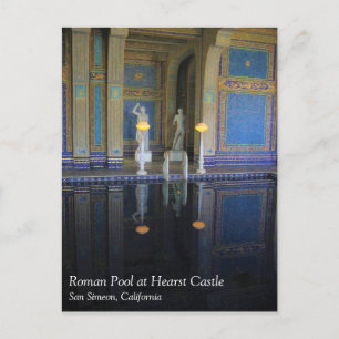 Roman Bassäng vid Hearst Castle, Kalifornien Vykort
