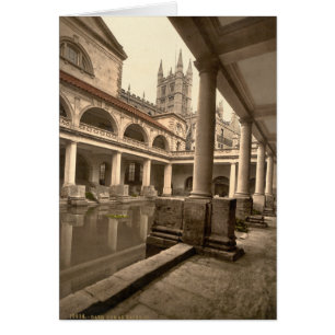 Roman Baths and Abbey III, Bath, Somerset, England Hälsningskort