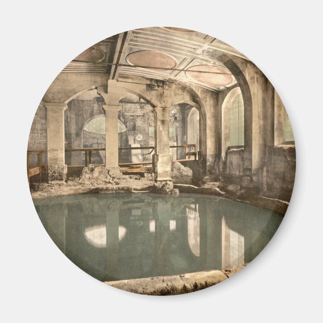 Roman Baths and Abbey V, Bath, Somerset, England Magnet (Framsidan)