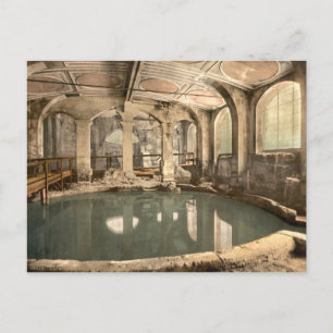 Roman Baths and Abbey V, Bath, Somerset, England Vykort