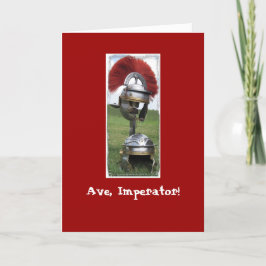 Roman Birthday Card Kort