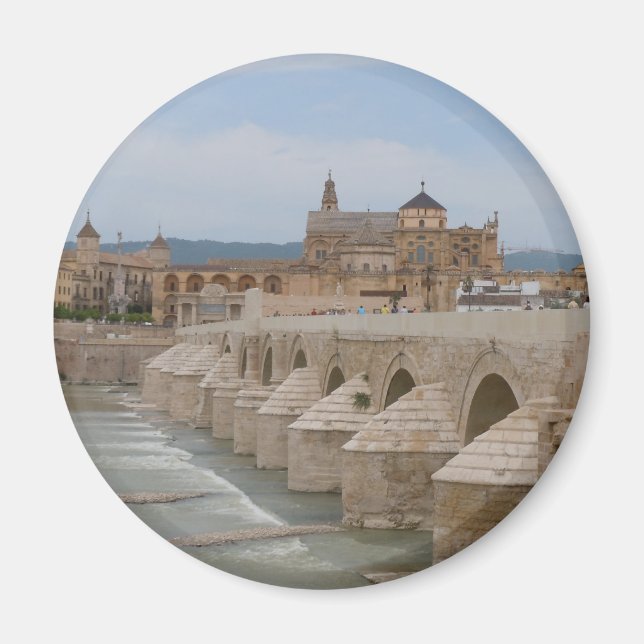Roman Bridge - Cordoba, Spanien - Magnet (Framsidan)