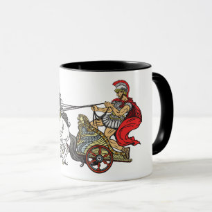 roman chariot mugg