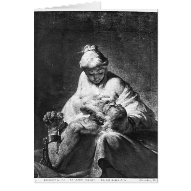 Roman Charity Hälsningskort (Framsidan)
