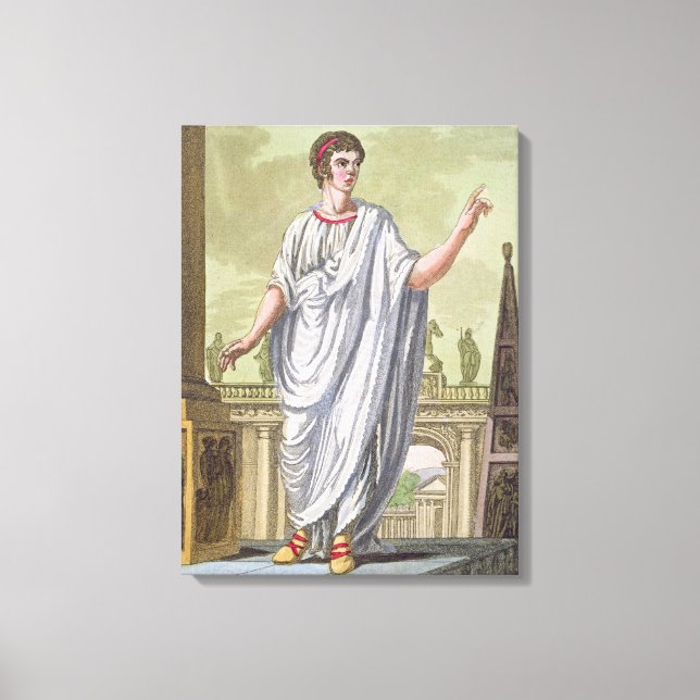 Roman Citizen som begär anställning, från "L'Antic Canvastryck (Framsida)