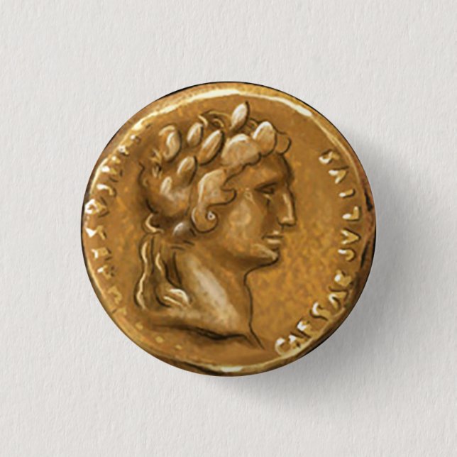 Roman Coin Button Knapp (Framsida)