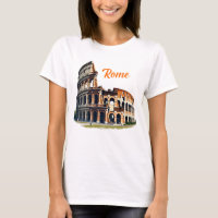 Roman Coliseum Italien Travel Graphic T-Shirt