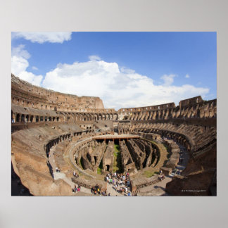 Roman Coliseum, öga Poster