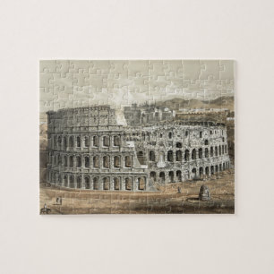 Roman Coliseum Vintage Art Pussel