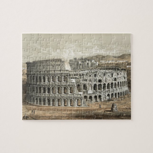 Roman Coliseum Vintage Art Pussel (Horisontell)