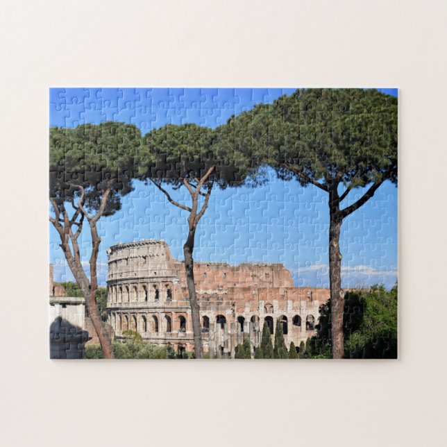 Roman Colosseo Puzzle Pussel (Horisontell)