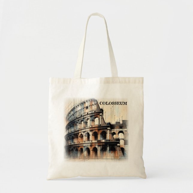 Roman Colosseum Italien Europe Tygkasse (Framsidan)