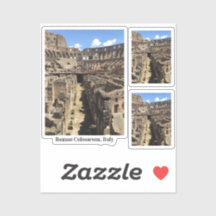 Roman Colosseum, Italien Photograph Vinyl Sticker