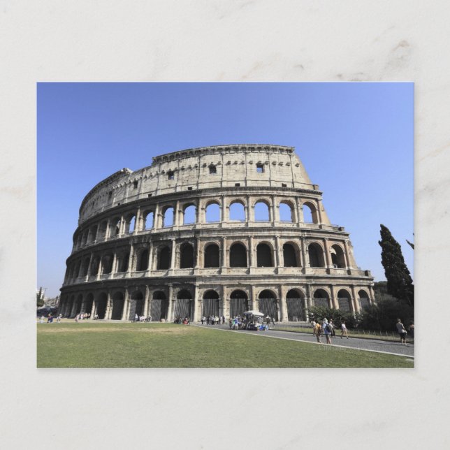Roman Colosseum Lazio, Italien Vykort (Framsida)