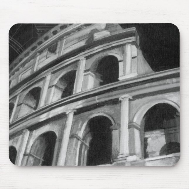 Roman Colosseum med Architectural Teckning Musmatta (Framsidan)
