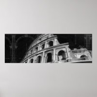 Roman Colosseum med Architectural Teckning