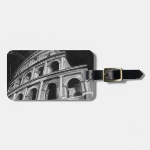 Roman Colosseum med arkitektonisk Teckning Bagagebricka