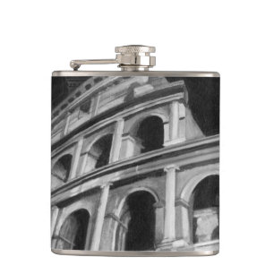 Roman Colosseum med arkitektonisk Teckning Fickplunta