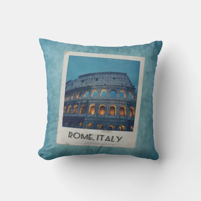Roman Colosseum på natten Kudde (Framsida)
