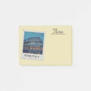 Roman Colosseum på natten Post-it Block