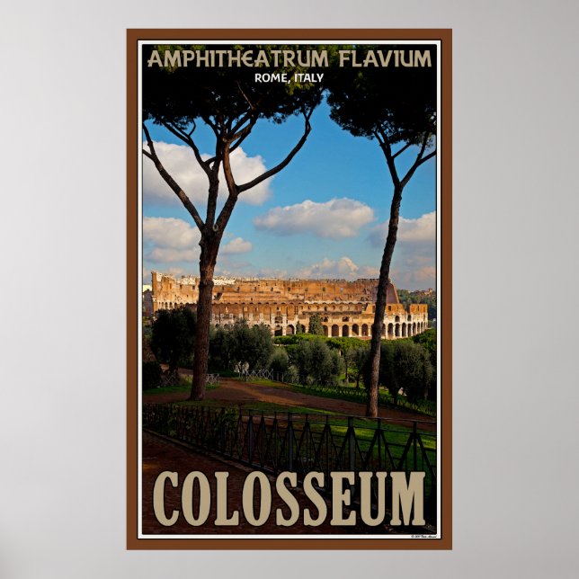 Roman Colosseum Poster (Framsidan)