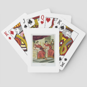 Roman Consuls, från "L'Antica Roma", 1825 (färg) Spel Kort