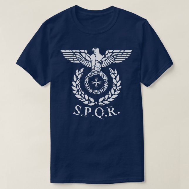 Roman Emblem SPQR T Shirt (Design framsida)