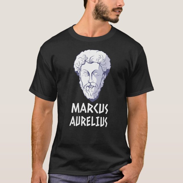 Roman Emperor Antique Philosopher Truth Marcus Aur T Shirt (Framsida)