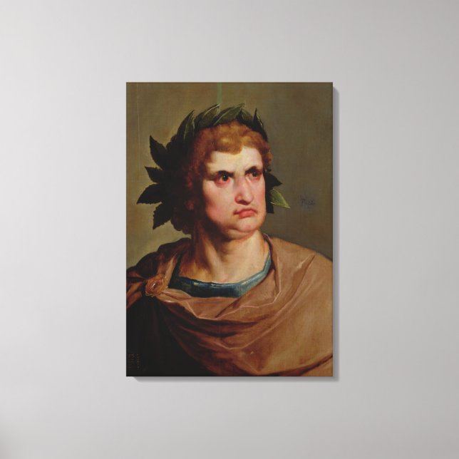 Roman Emperor, eventuellt Nero c.1625-30 Canvastryck (Framsida)