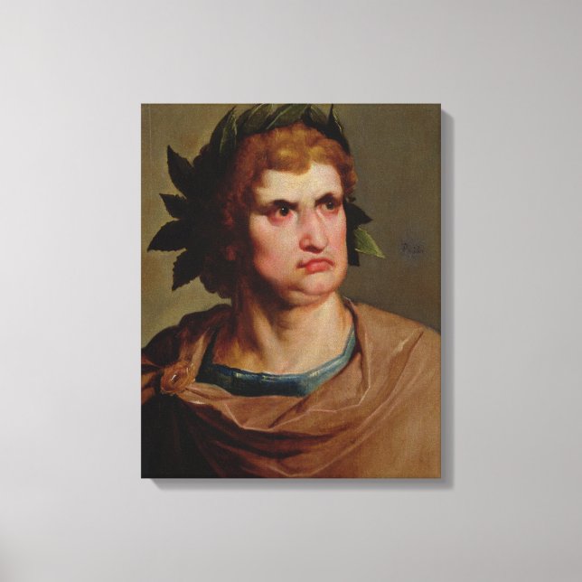 Roman Emperor, eventuellt Nero c.1625-30 Canvastryck (Framsida)