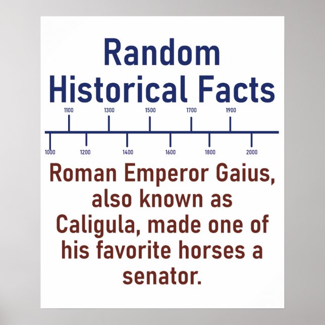 Roman Emperor Gaius, även känd som Caligula - Hist Poster (Framsidan)