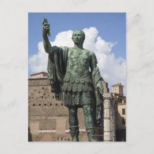 Roman Emperor statue Vykort