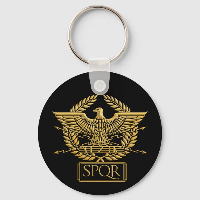 Roman Empire Aquila Eagle Nyckelring (Framsida)