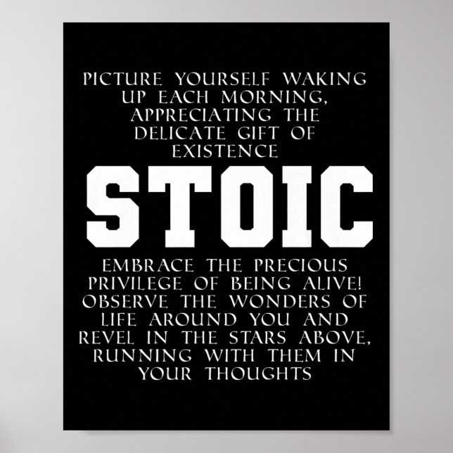 Roman Empire Bok Quote Marcus Aurelius Gratirude Poster (Framsidan)