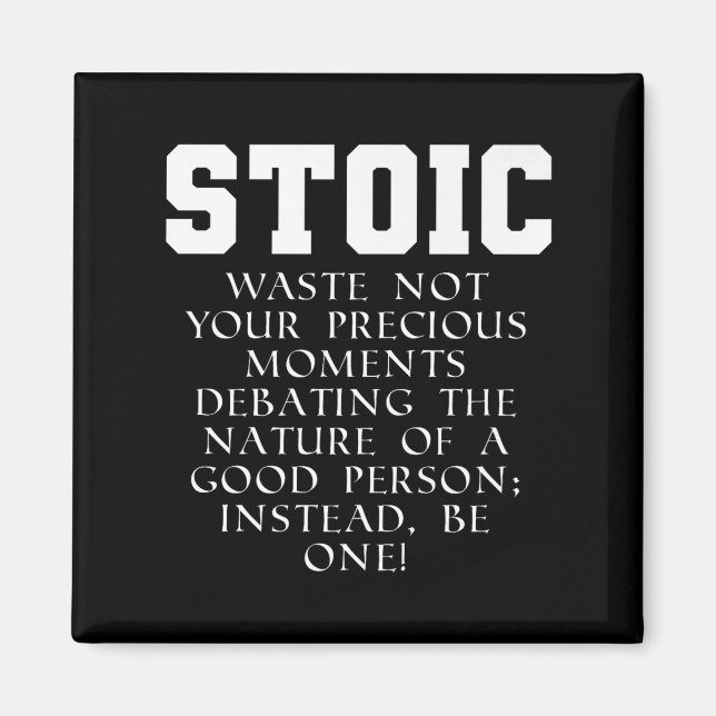 Roman Empire Bok Quote Marcus Aurelius Stoic Prem Magnet (Framsidan)