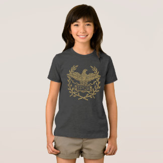 Roman Empire Eagle Mosaic Emblem T Shirt