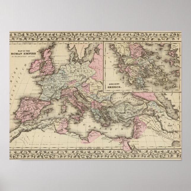 Roman Empire, Grekland Poster (Framsidan)